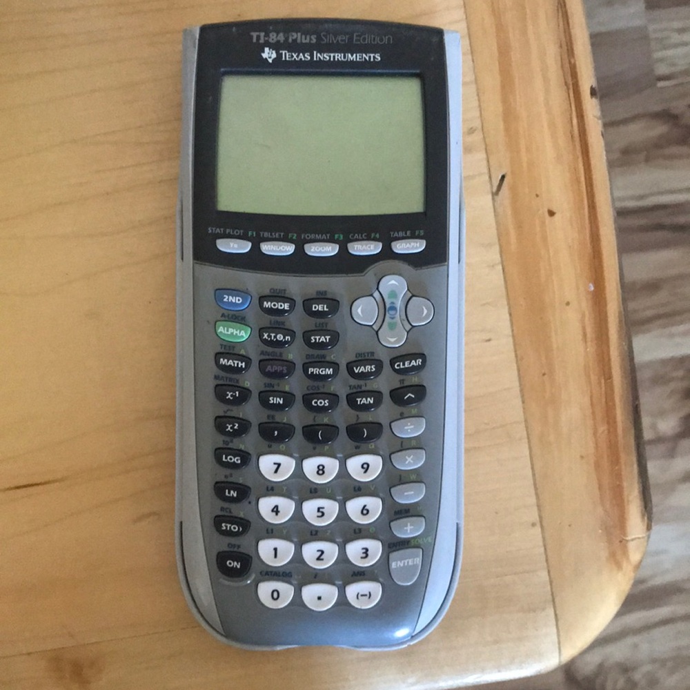 TI-84 Plus silver edition calculator